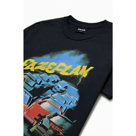 FaZe Clan Racing T Shirt Adult Medium Black Print Short Sleeve Cotton Crewneck - Picture 2 of 5